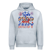 Heather Grey star spangled and sassy Urban Hoodie - Artiststas
