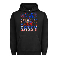 Pigment Black star spangled and sassy Urban Hoodie - Artiststas