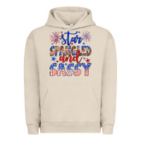 Pigment French Oak star spangled and sassy Urban Hoodie - Artiststas