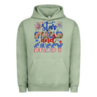 Pigment Oil Green star spangled and sassy Urban Hoodie - Artiststas