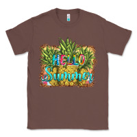 Chestnut hello summer pineapple Classic Tee - BarkalooDesign