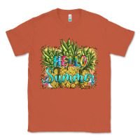 Copper hello summer pineapple Classic Tee - BarkalooDesign