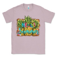 Lilac hello summer pineapple Classic Tee - BarkalooDesign