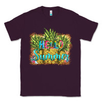 Plum hello summer pineapple Classic Tee - BarkalooDesign