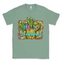 Sage hello summer pineapple Classic Tee - BarkalooDesign