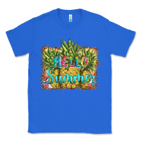 True Royal hello summer pineapple Classic Tee - BarkalooDesign
