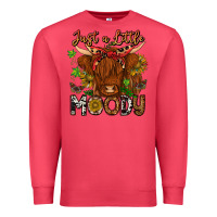 Cardinal Just a Little Moody Premium Sweatshirt - CowhideDigitalArt
