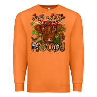 Carrot Just a Little Moody Premium Sweatshirt - CowhideDigitalArt