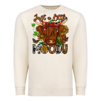 Sandshell Just a Little Moody Premium Sweatshirt - CowhideDigitalArt