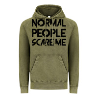 Vintage Olive Normal People Scare Me Vintage Hoodie - Bettercallsaul
