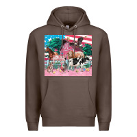 Coffee American farm animals tumbler 4th of july Premium Hoodie - FaDigitalArtStudio