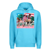 Ocean Blue American farm animals tumbler 4th of july Premium Hoodie - FaDigitalArtStudio