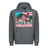 Rock American farm animals tumbler 4th of july Premium Hoodie - FaDigitalArtStudio