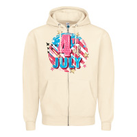 Sandshell 4th of July Zipper Hoodie - FaDigitalArtStudio