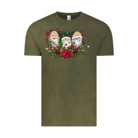 Vintage Olive Christmas Gnomes Vintage Tee - Bettercallsaul