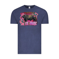 Vintage Denim be mine black angus bull Vintage Tee - RanaPortraitStore