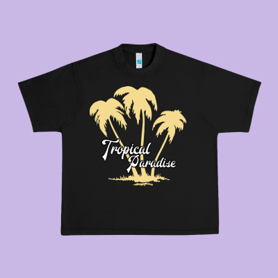 Tropical Paradise Urban Heavy Tee Designed By Bettercallsaul
