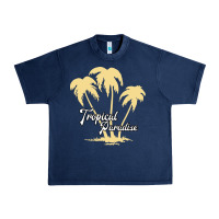Navy Tropical Paradise Urban Heavy Tee - Bettercallsaul