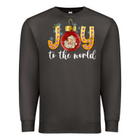 Smoke Joy To The World Premium Sweatshirt - CowhideDigitalArt