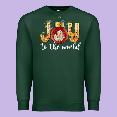 Joy To The World Premium Sweatshirt Designed By Cowhidedigitalart