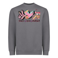 Storm peace love nursing Heavyweight Sweatshirt - CowGirlArtShop