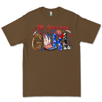 Cacao all american girl Premium Tee - NancyCooperArtShop