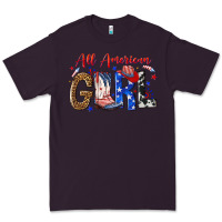 Plum all american girl Premium Tee - NancyCooperArtShop