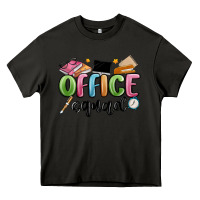 Asphalt office squad Heavy Core Tee - MaliasSmallBusiness