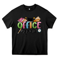 Black office squad Heavy Core Tee - MaliasSmallBusiness