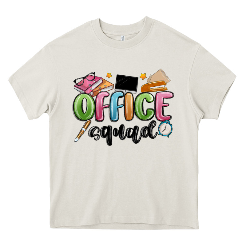 Office Squad Heavy Core Tee by MaliasSmallBusiness | Teevron