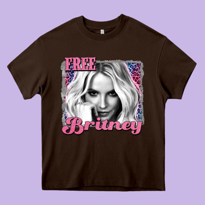 Free Britney Heavy Core Tee Designed By Adodesignshop