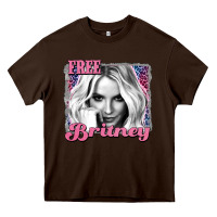 Chocolate Brown free britney Heavy Core Tee - AdoDesignShop