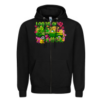 Black Loads of luck St. Patricks Day Zipper Hoodie - FaDigitalArtStudio