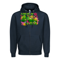 Navy Loads of luck St. Patricks Day Zipper Hoodie - FaDigitalArtStudio