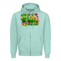 Seafoam Loads of luck St. Patricks Day Zipper Hoodie - FaDigitalArtStudio