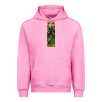 Fuchsia Pink dinosaur parasaurolophus pen wrap Urban Hoodie - Artiststas