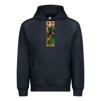 Navy dinosaur parasaurolophus pen wrap Urban Hoodie - Artiststas