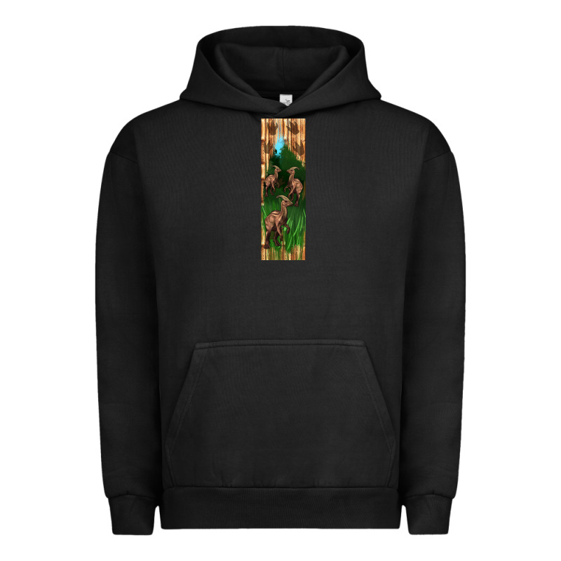 Dinosaur Parasaurolophus Pen Wrap Urban Hoodie by Artiststas | Teevron