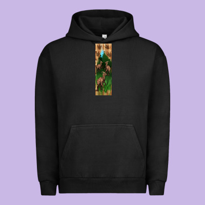 Dinosaur Parasaurolophus Pen Wrap Urban Hoodie Designed By Artiststas
