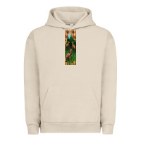 Pigment French Oak dinosaur parasaurolophus pen wrap Urban Hoodie - Artiststas