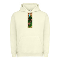 Pigment Pistachio dinosaur parasaurolophus pen wrap Urban Hoodie - Artiststas