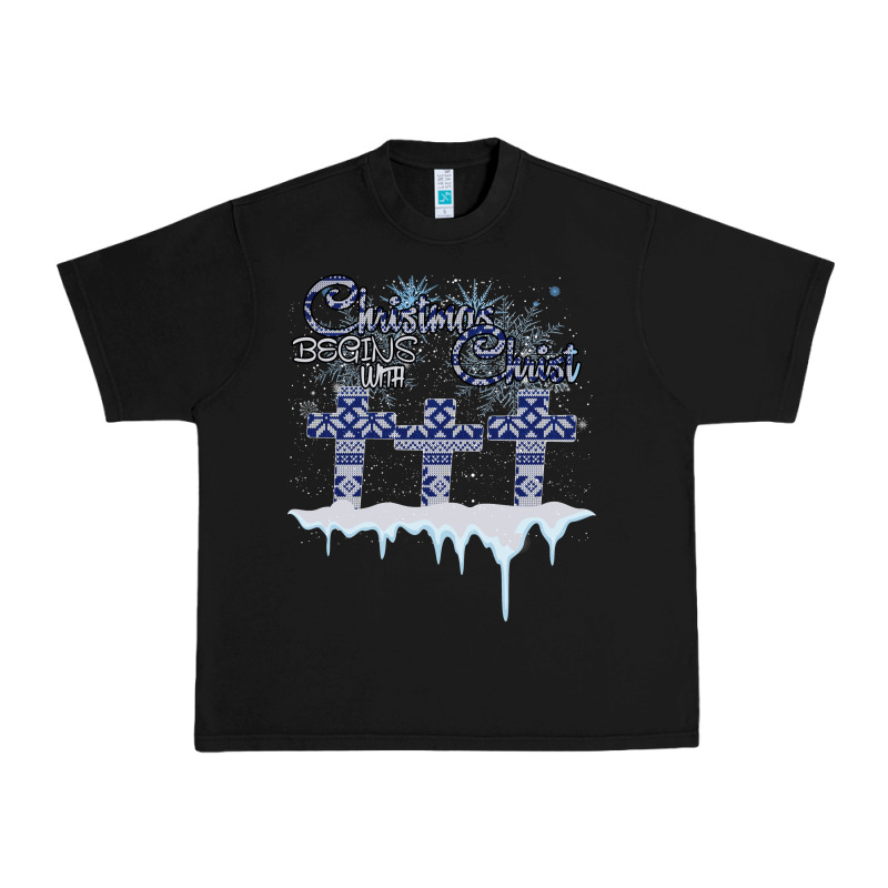 Christmas Christ Begins With Urban Heavy Tee by Bettercallsaul | Teevron