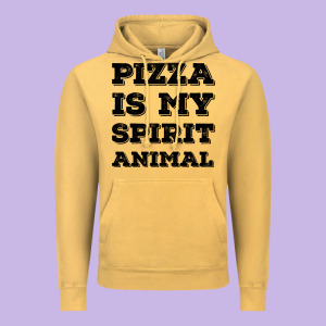 Pizza Is My Spirit Animal Vintage Hoodie Designed By Bettercallsaul