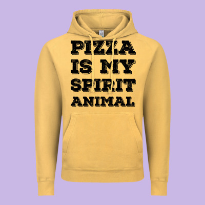Pizza Is My Spirit Animal Vintage Hoodie Designed By Bettercallsaul
