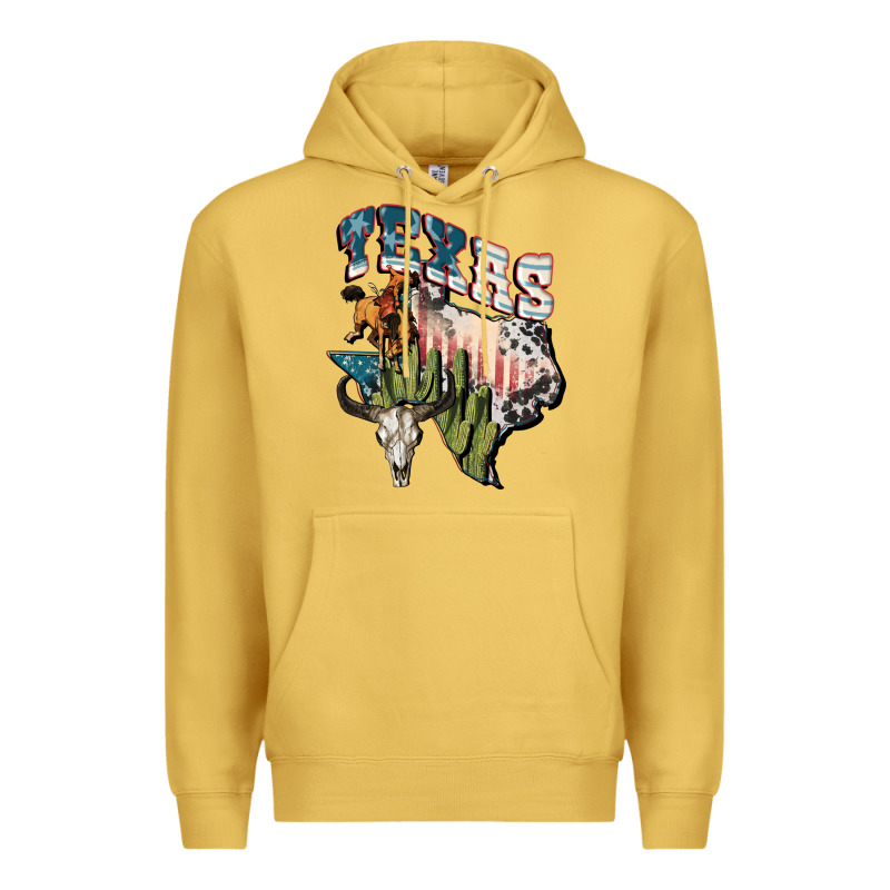 Texas 4th Of July Premium Hoodie by FaDigitalArtStudio | Teevron