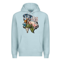 Blue Mist Texas 4th of July Premium Hoodie - FaDigitalArtStudio