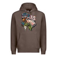 Coffee Texas 4th of July Premium Hoodie - FaDigitalArtStudio