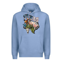 Colony Blue Texas 4th of July Premium Hoodie - FaDigitalArtStudio