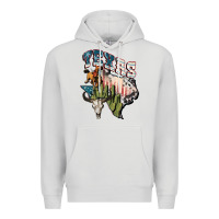 Dove Grey Texas 4th of July Premium Hoodie - FaDigitalArtStudio