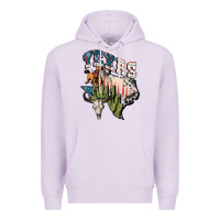 Lilac Texas 4th of July Premium Hoodie - FaDigitalArtStudio